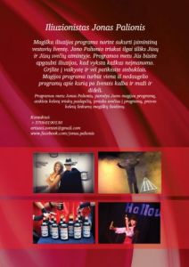 Iliuzionistas Jonas Palionis