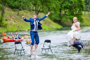 Vestuvių fotografas linksmiems