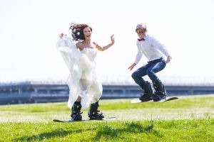 Vestuvių fotografas linksmiems