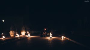 Teatralizuoti ugnies žongliravimo šou pasirodymai ir performansai