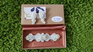 Vestuviniai sutažo papuošalai