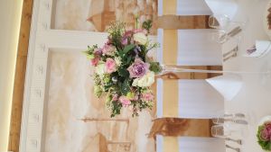 Vestuvinė atributika, puokštės, balionai.