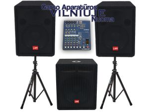 Garso aparatūros nuoma ir šviesos efektų nuoma Vilniuje!