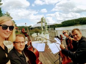 Styginių kvarteto ir styginių dueto muzika vestuvių ceremonijai