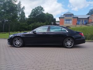 Mersedes Bezn S 500 nuoma su vairuotoju