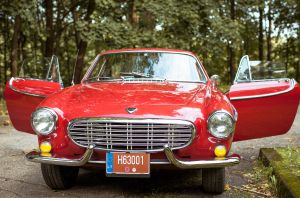 1963 m. gamybos retro Volvo 1800S nuoma filmavimams bei fotosesijoms