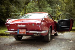 1963 m. gamybos retro Volvo 1800S nuoma filmavimams bei fotosesijoms
