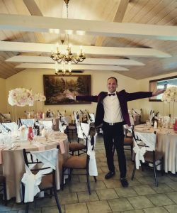 Renginių vedėjas Saulius Kasparevičius (renginių organizavimas Impress komanda)