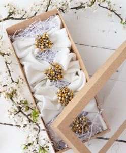 Dekoravimo servetėlės su prabangiais žiedais