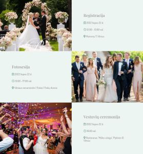 Internetinių vestuvinių kvietimų kūrimas