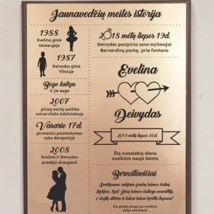 Gravidėja – vestuvinių dovanų ir atributikos graviravimas