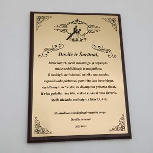 Gravidėja – vestuvinių dovanų ir atributikos graviravimas